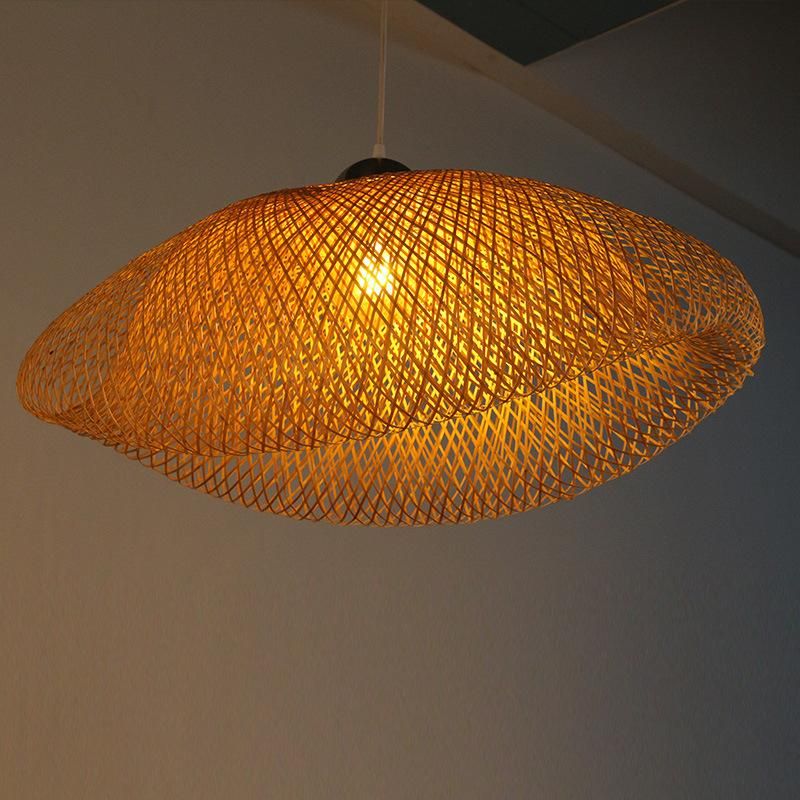 Woven Pendant Light for Bedroom Kitchen Dining Room Lighting Fixtures (WH-WP-05)