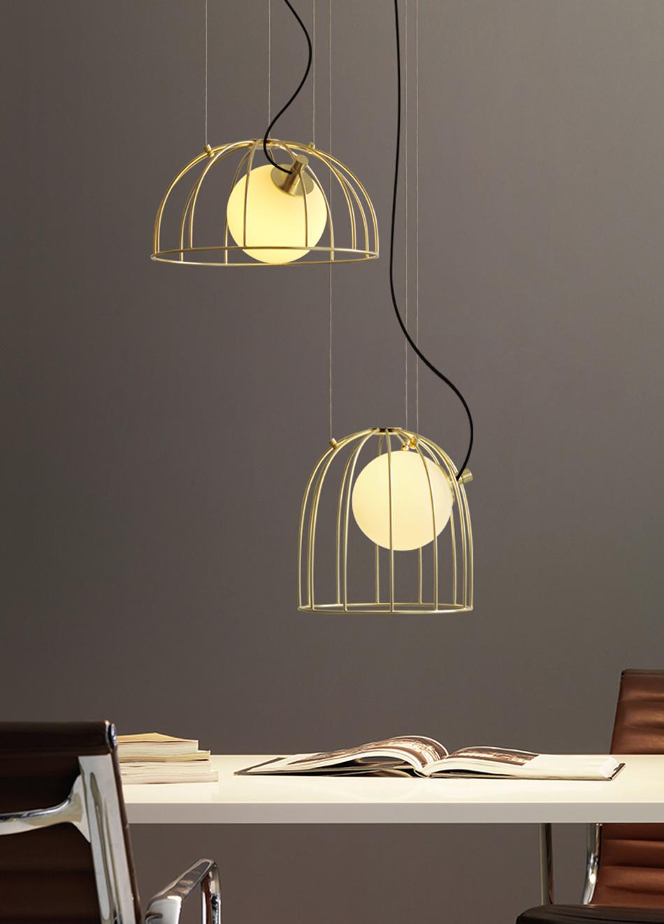 Pendant Lights Modern Art Deco Chandelier for The Kitchen Master Bedroom Gold Pendant Lamp (WH-GP-51)