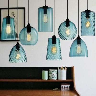 Modern Industrial Glass Pendant Light Restaurant Chandeliers Home Adjustable Lighting Vintage Chandelier Pendant Light