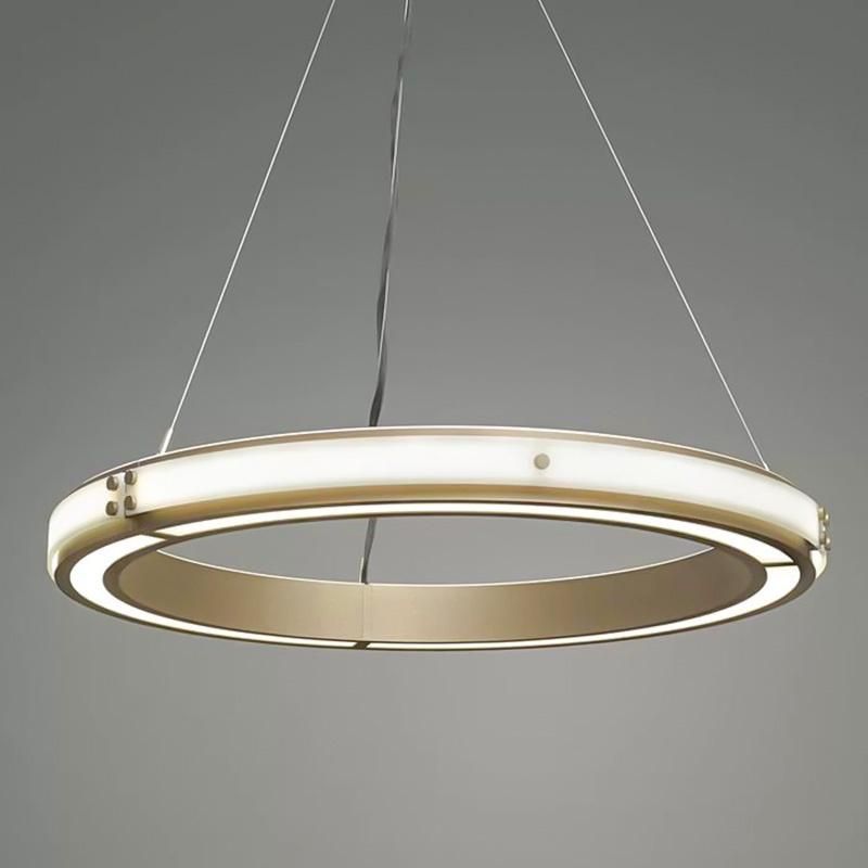 Circle Modern Style Simple Design Pendant Lamp Chandelier Living Room Lamp