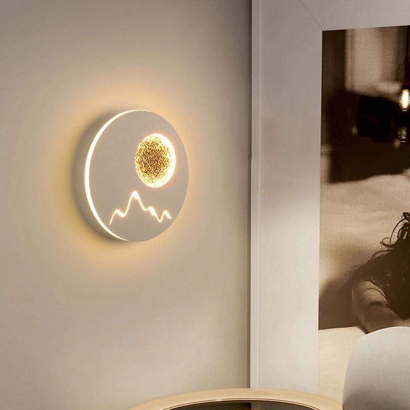 Bedroom Bedside Light Personality Creative Living Room Corridor Art Background Wall Lamp