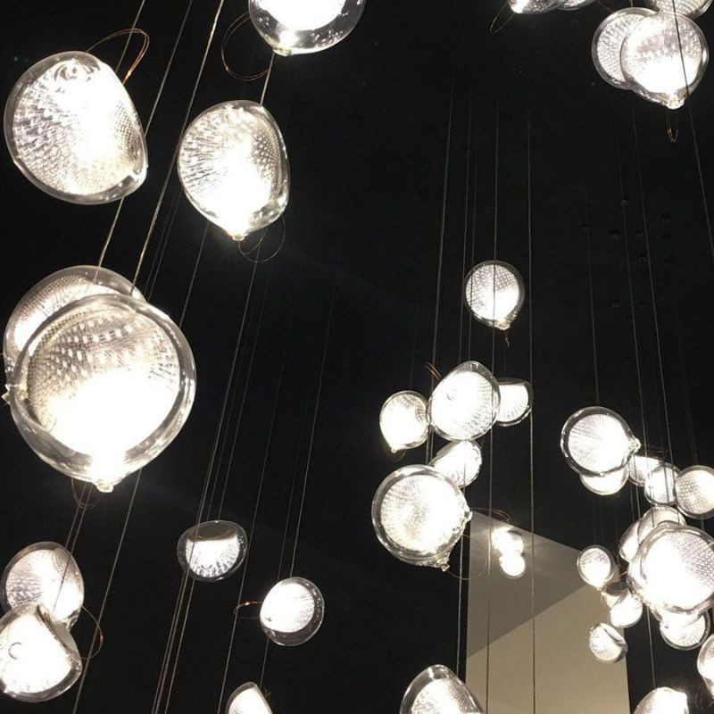 Nordic Glass Pendant Lamp Postmodern Art Restaurant Bedroom Bedside Creative Bar Simple Villa Pendant Lamp (WH-AP-176)