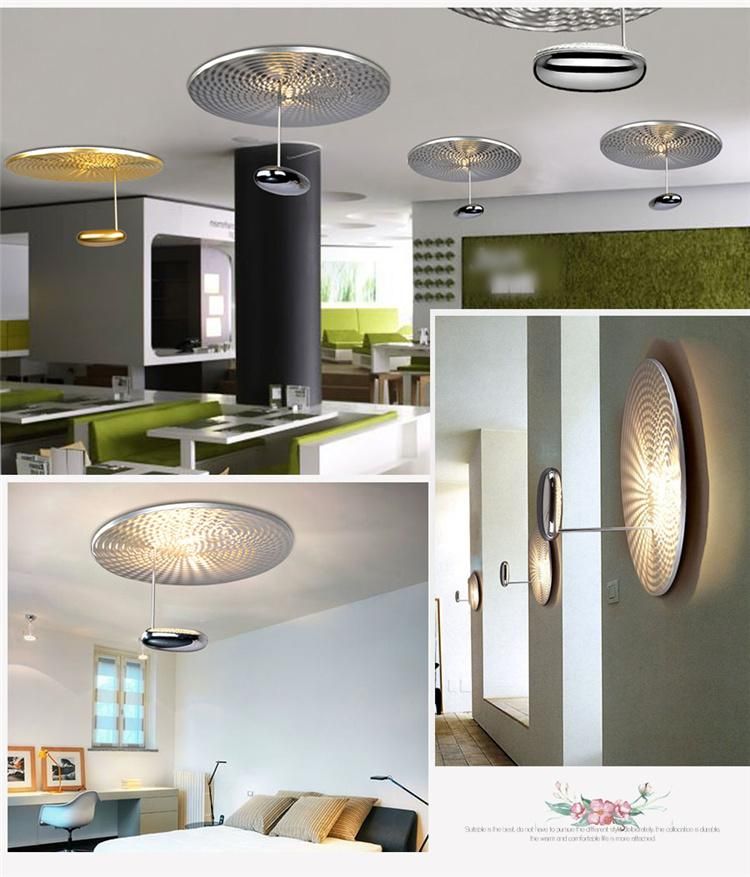 Modern Decorative Round Creative Gold LED Ceiling Lamp