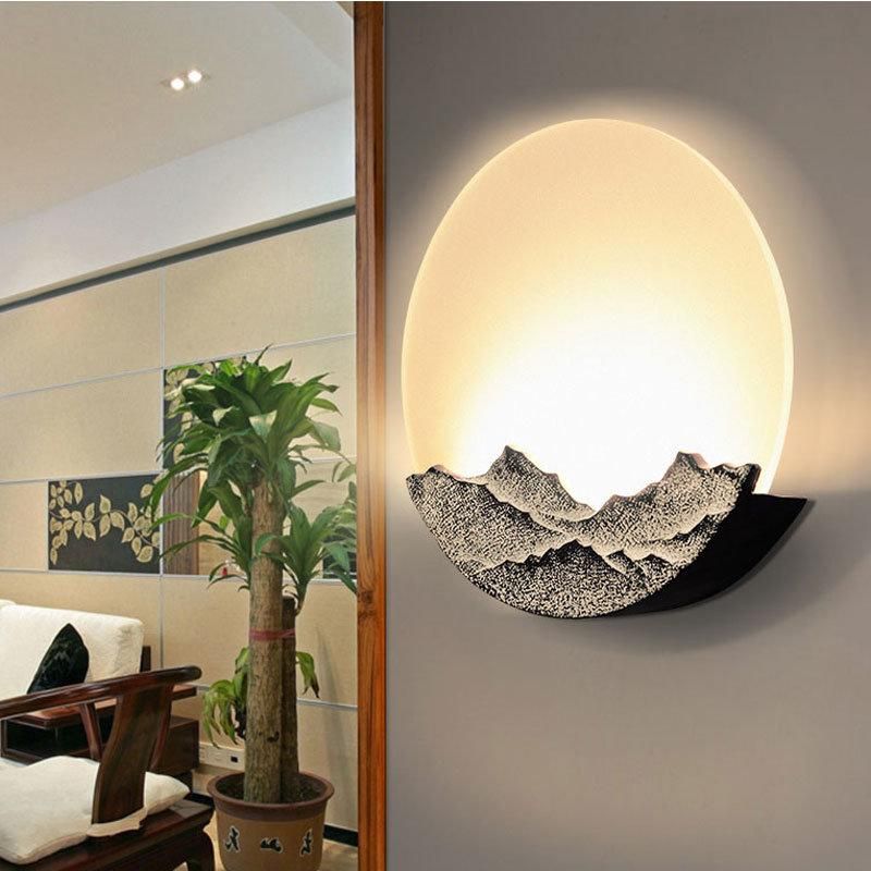 Chinese Modern Simple 5W LED Wall Light Bedroom Hotel LED Decorative Wall Light for Bedroom (WH-OR-129)