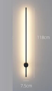 Personality Creative Minimalist Wall Lamp Tube Wall Sconce for Corridor Bedroom Kitchen Dining Room (WH-OR-08)