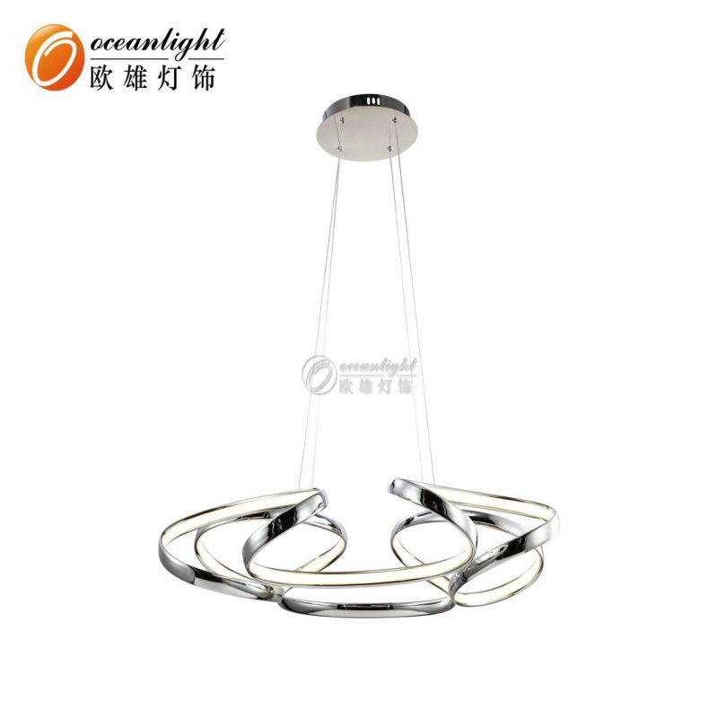 Contemporary Pendant Light Dining Room Decorative Aluminum Acrylic Chandelier