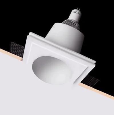 Recessed LED Downlight with Gypsum Decoration Frame