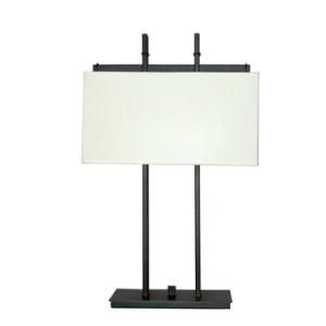 UL/cUL/Ce/SAA Hotel Desk Lamp with Blacken Steel Base