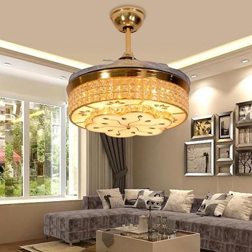 Pendant Lamp Crystal Fun Light with Blue Tooth and Control for Dinner Room