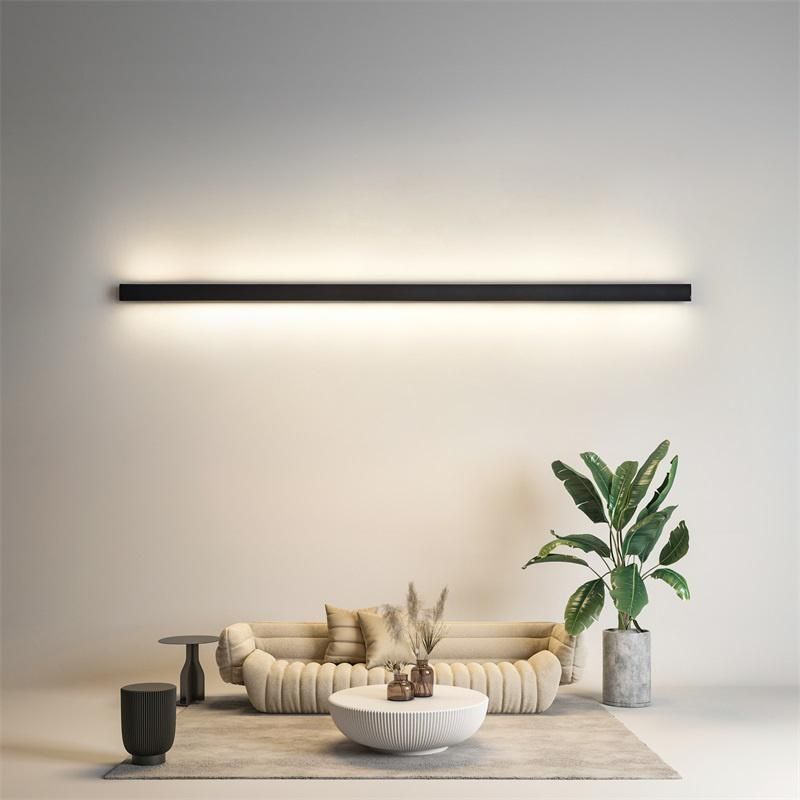 Minimalist Wall Lamp Simple Long Strip LED Lamp Bedroom Bedside Lamp