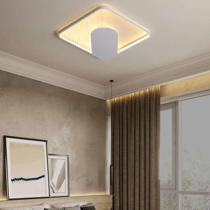 Acrylic Quadrate Ceiling Lamp Creative Simple Bedroom Light Warm Livingroom LED