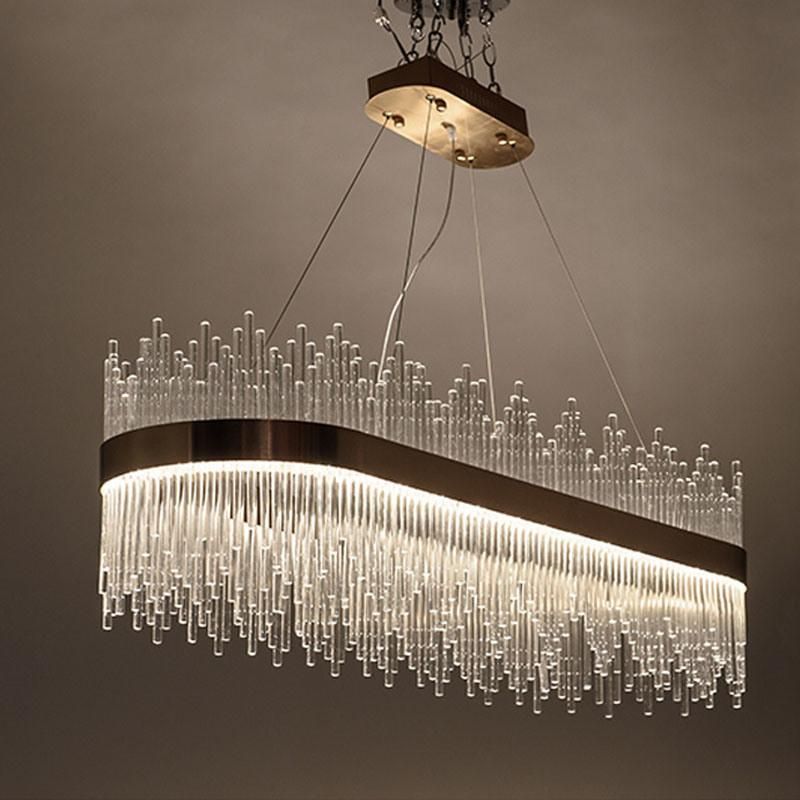 Modern Restaurant Bedroom Living Room Hotel Crystal Decoration Chandelier Pendant Lighting