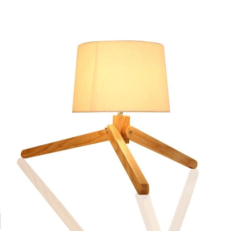 Wooden Tripod Design Floor Lamp Table Lamp Bedside Lamp