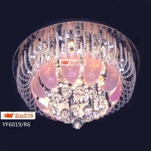 2015 New Modle Glass Crystal Ceiling Lamp with MP3 (YF6019/R6)