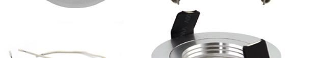 Round Recessed Ceiling Downlight Fitting Spotlight Housing Frame Aluminium (LT2110A)