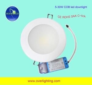 12W Epistar Dimmable COB LED Downlight