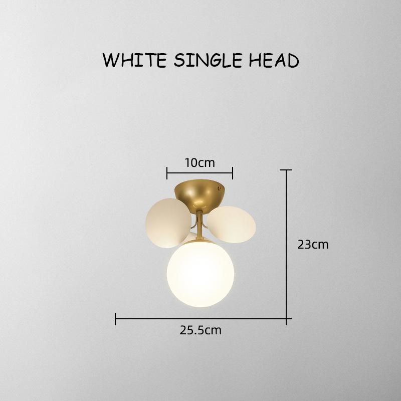 Modern Nordic LED Ceiling Lamp Living Room Kitchen Bedroom Hallway Scandinavian Low Ceiling Light (WH-MA-196)
