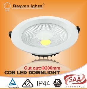 20W COB LED Downlight with Aluminum and Nano-Plastic Heat Sink Material