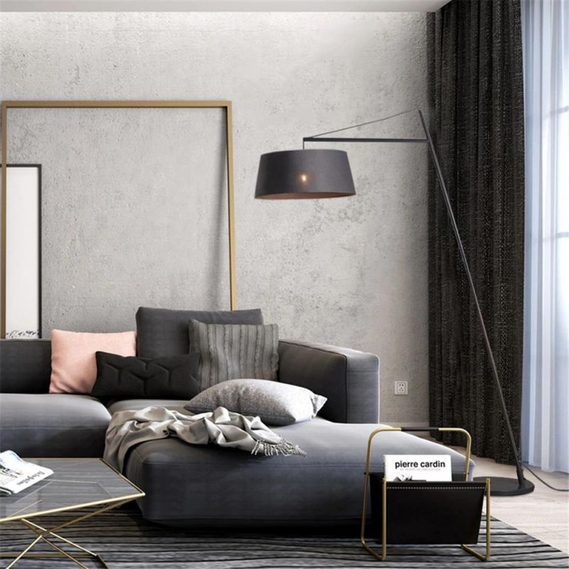 Modern Hotel Bedroom Metal Base Adjustable Reading LED Floor Lamps