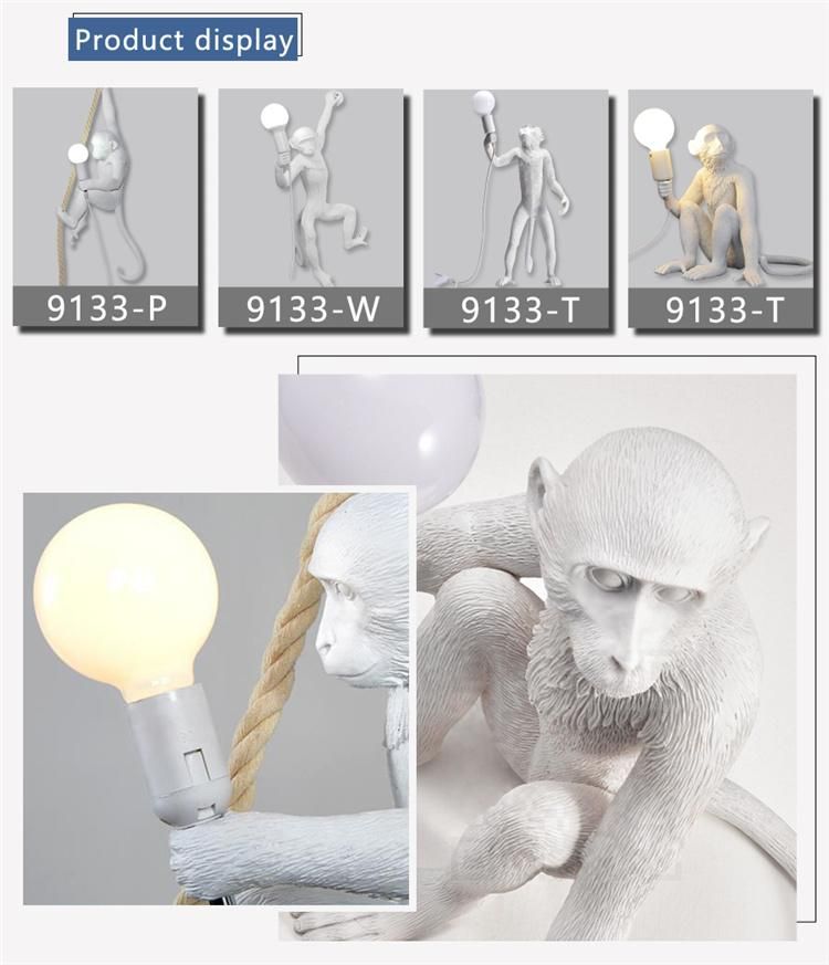 Modern Lighting Monkey Lamps Guzhen Lamp with Bedside Room