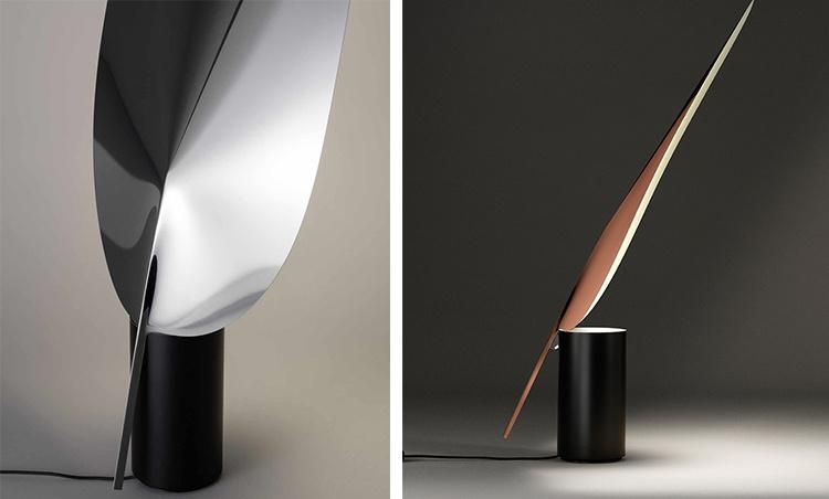 Postmodern Simple Fan-Shaped Table Lamp for Studio Living Room Study Bedroom Bedside Desk Lamp