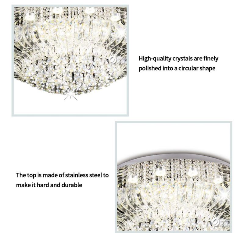 Ceiling Light Design Pendant Lamp Drop Fixture Indoor Crystal Chandelier (Om55106-600)