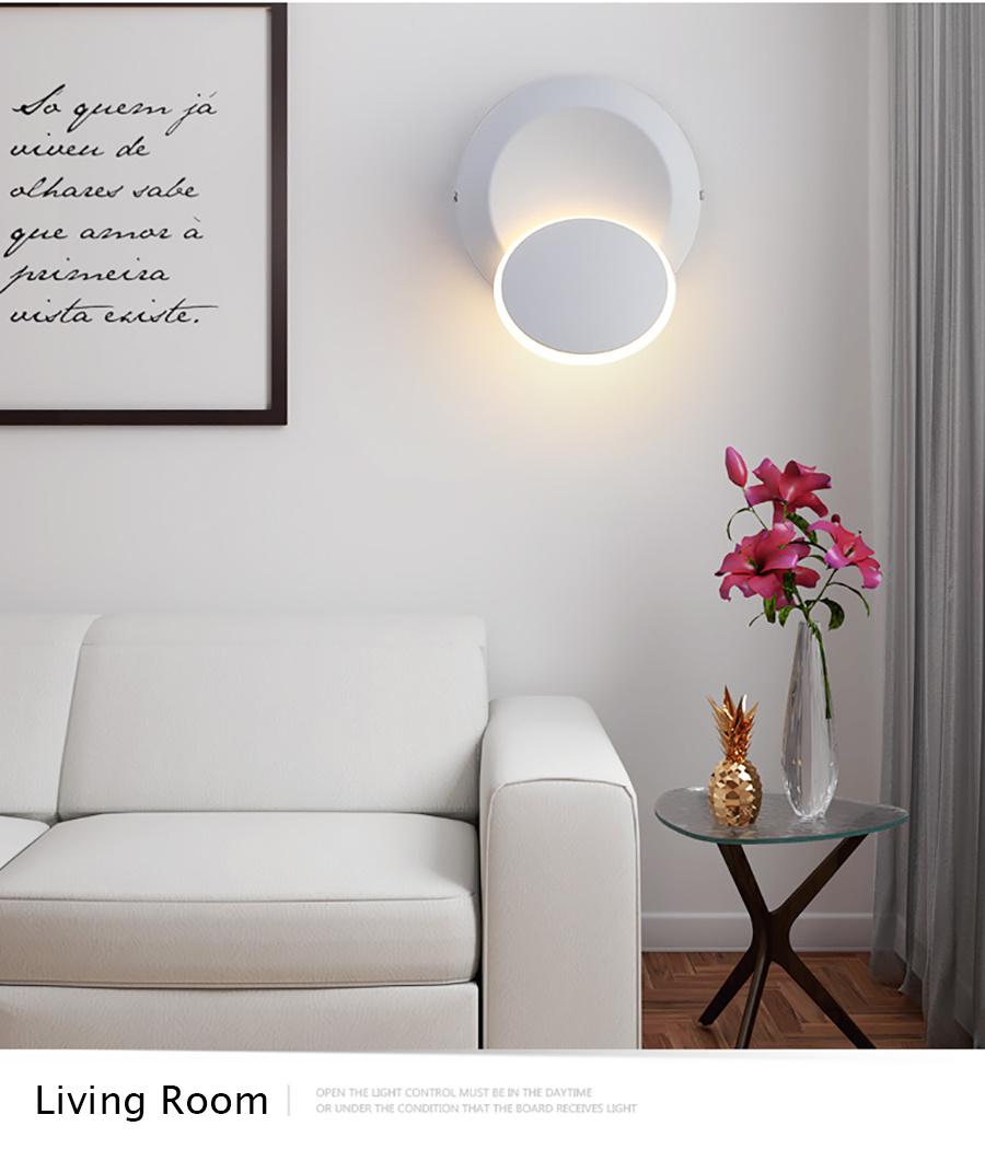 360 Degree Rotate Light Beam Adjustable Wall Lamp LED Wall Lights (WH-OR-66)