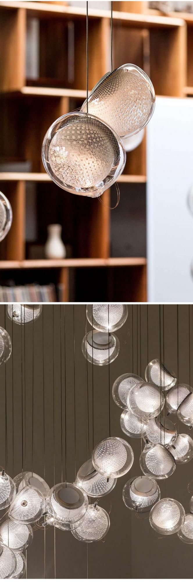 Hot Sale Large Custom Long Staircase Glass LED Chandelier