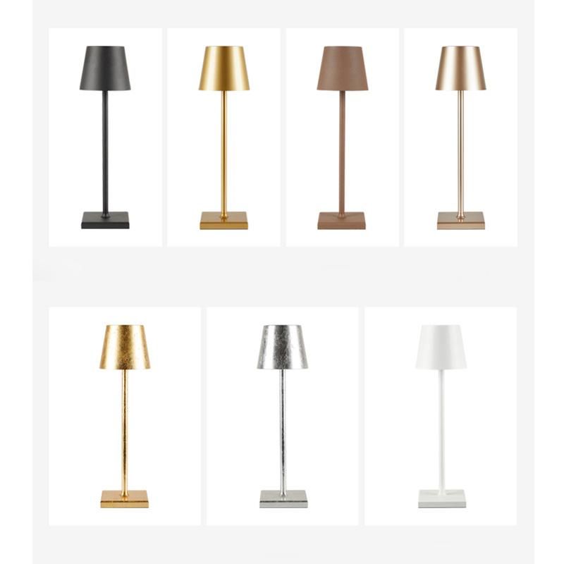 Table Lamp Charging Portable Touch Switch Night Light Bedroom Bedside Lamp Bar Living Room Atmosphere Table Decoration Lamp