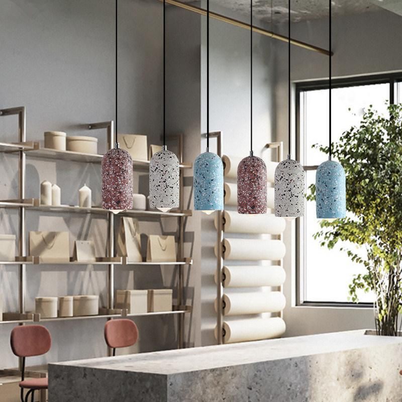 Nordic Cement Pendant Lamp Creative Trumpet Lamp Modern Long Hanging Lights for Home Decoration Pendant Lamp (WH-AP-245)