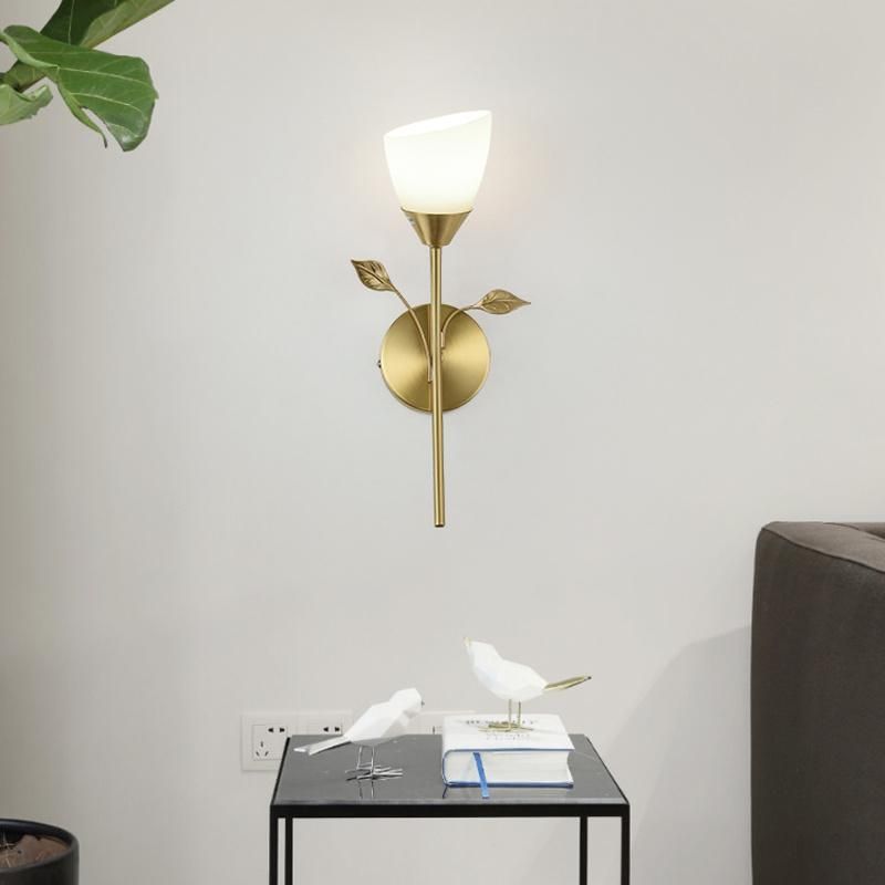 Bedroom Bedside Wall Lamp Contracted Postmodern Corridor Hallway Warm Wall Light