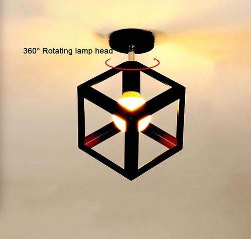 Ceiling Lamp with Black Color for Room Decoration