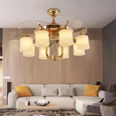 Modern Decoration LED Pendant Light Fan Ceiling Lamp for Livingroom Bedroom