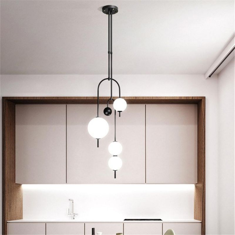Modern Designer Pendant Lamp Simple Bar Table Dining Room Restaurant Magic Bean Pendant Lights Office Ball Grape Hanglamp