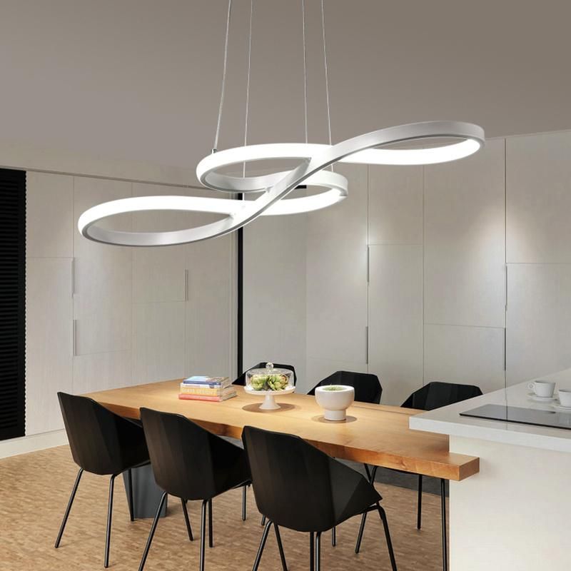 LED Post Modern Chandelier Living Room Lamp Dining Bedroom Pendant Lamp