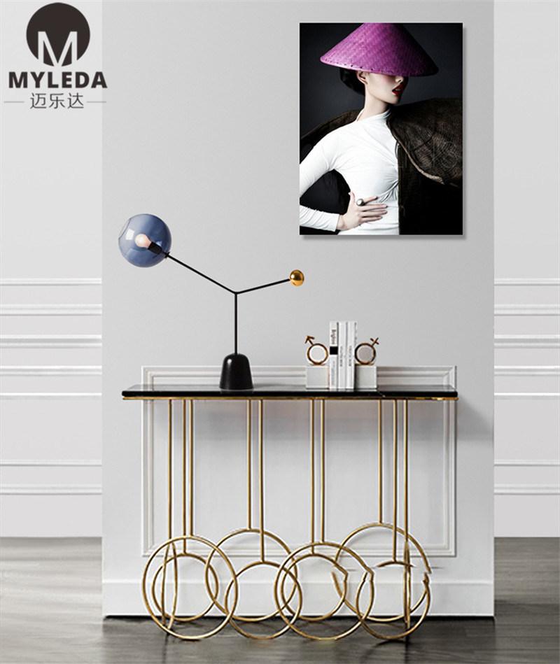 Modern Style Glass Table Lamp Office Desk Lamp