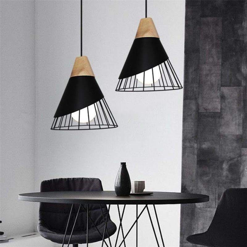 Retro Pendant Lamp E27 LED Bulb Metal Mesh Design Single for Home Cafe Hotel Loft Pendant Lights (WH-VP-97)