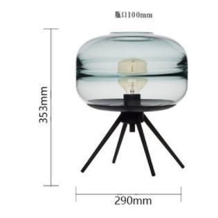 Nordic Minimalist Glass Small Table Lamp Art Room Bedside Lights