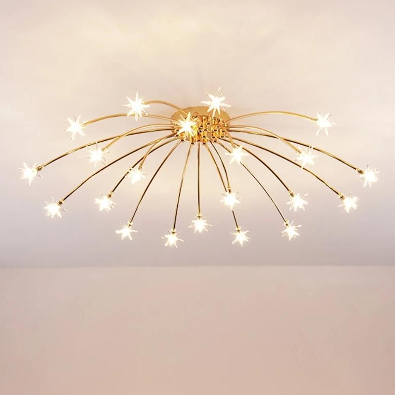 Metal Crystal More Lightsource Ceiling Lamp Living Room Lamp Bedroom Lamp