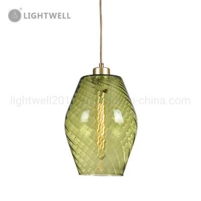 colorful coffee shop Hanging Glass Lighting Suspension Pendant Lamp