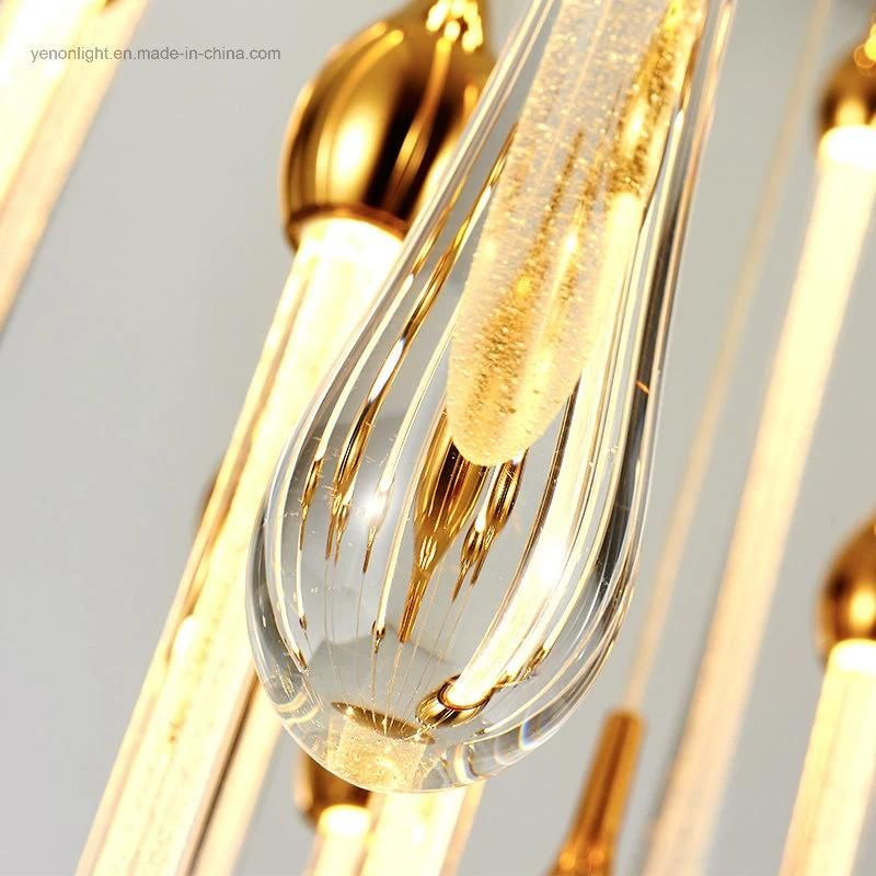 LED K9 Crystal Pendant Light for Indoor Decoration Chandelier