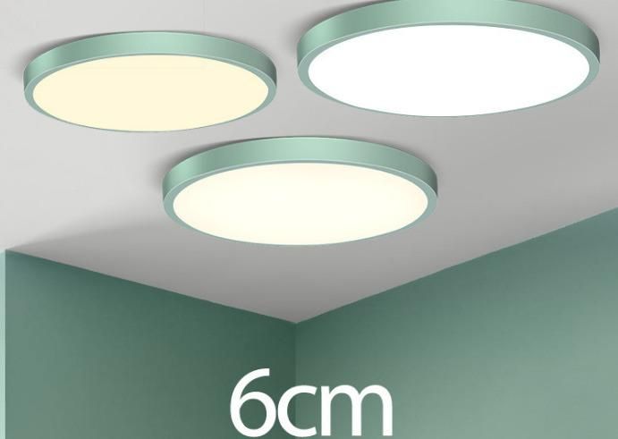 Nordic Macaron New Chinese Hall LED Ultra-Thin Ceiling Light for Wholesale