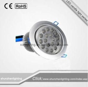 High Brightness LED Downlight 18W Aluminum with Two Year Warranty