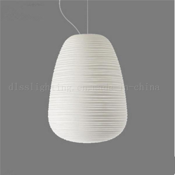 Italian Designer White Pendant Lamp Glass Lighting