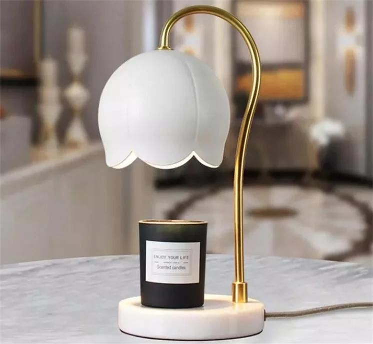 Luxury Melting Wax Marble Candle Home Decor Fragrance Lamp Indoor Lamp Aromatherapy Lamp
