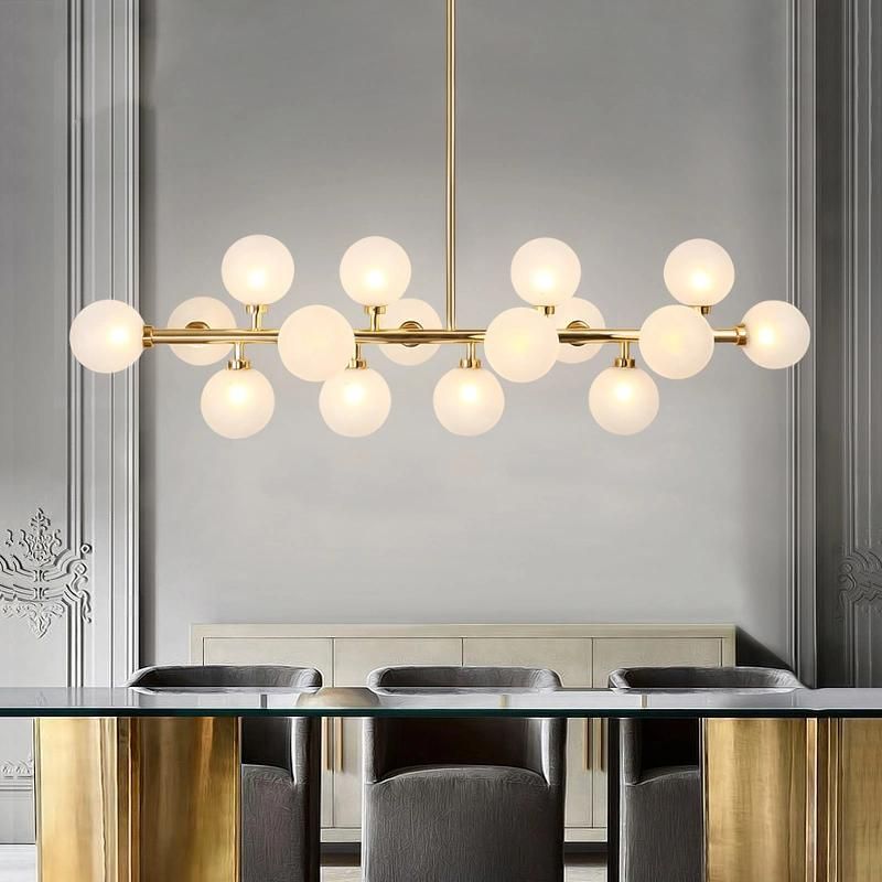Gold Pendant Light Living Room Decor G4 Bulb Adorabelle Molecular Design Multi Ball Chandelier Pendant Light (WH-AP-356)
