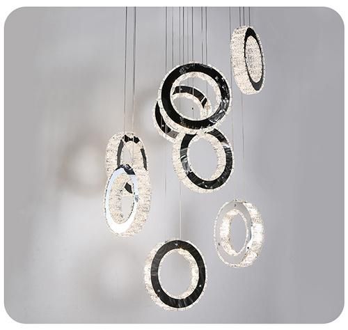 Crystal Chandelier Lamp for Home Lighting Hanging Restaurant Decoration