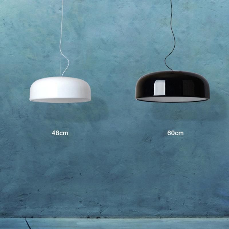 Vintage Pendant Light Hotel Bar Restaurant Light Pan White Black Pendant Light Suspension Pendant (WH-AP-233)