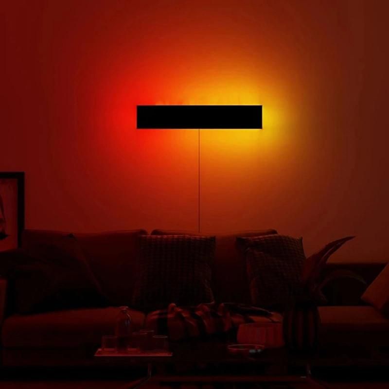 Living Room Remote Control Colorful Bedroom Bedside RGB Wall Light (WH-OR-52)