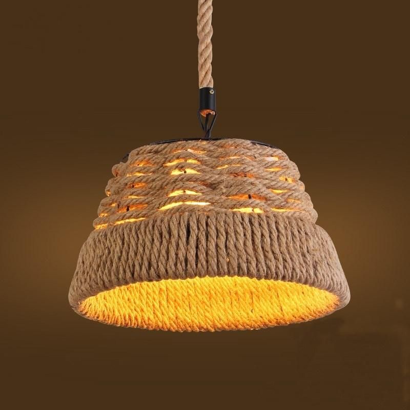 Vintage Rope Mesh Pendant Lights for Indoor Home Lighting Fixtures (WH-VP-20)